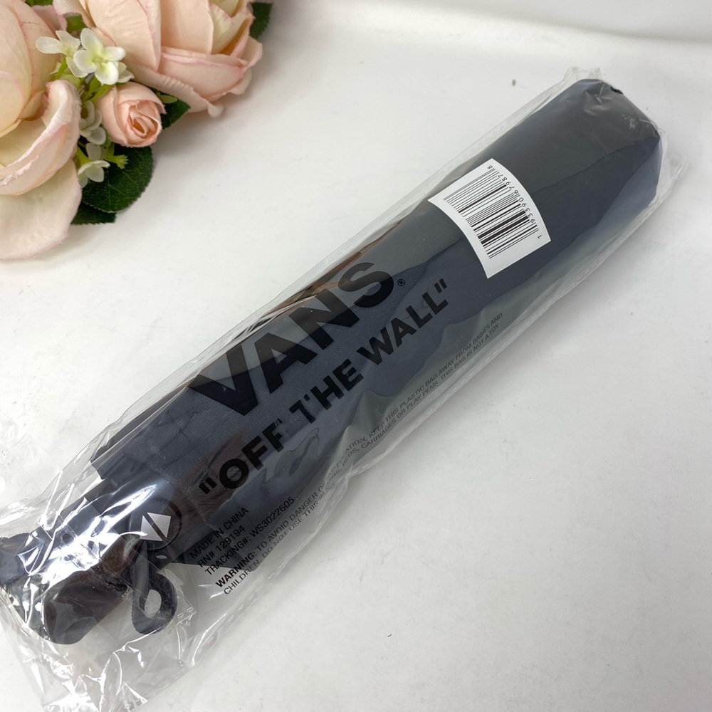VANS Family Umbrella Checkerboard Black White - Picture 3 of 6